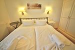 Schlafzimmer - Ferienwohnung Binzer Strandgut 36 im Haus Jahreszeiten Binz - Top-Hundeurlaub