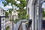 Terrasse - Ferienwohnung Treibholz in der Villa Martha Binz - Top-Hundeurlaub