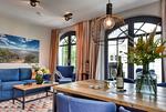 Wohnzimmer - Ferienwohnung Treibholz in der Villa Martha Binz - Top-Hundeurlaub