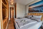 Schlafzimmer - Ferienwohnung Horizonte-Loft 4 in der Villa Martha Binz - Top-Hundeurlaub