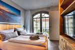 Schlafzimmer - Ferienwohnung Horizonte-Loft 4 in der Villa Martha Binz - Top-Hundeurlaub