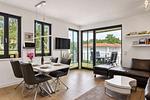 Wohnzimmer - Ferienwohnung "Lachmöwe" in der Villa Andrea Baabe - Top-Hundeurlaub