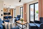 Wohnzimmer - Ferienwohnung Heimathafen 3 Villa Martha Binz - Top-Hundeurlaub