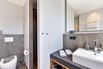 Badezimmer - Ferienwohnung Heimathafen 3 Villa Martha Binz - Top-Hundeurlaub