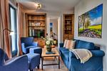Wohnzimmer - Ferienwohnung Heimathafen 3 Villa Martha Binz - Top-Hundeurlaub