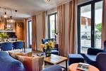 Wohnzimmer - Ferienwohnung Heimathafen 3 Villa Martha Binz - Top-Hundeurlaub