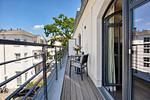 Balkon - Ferienwohnung Sandbank 6 in der Villa Martha Binz - Top-Hundeurlaub