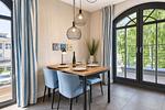 Küche / Küchenzeile - Ferienwohnung Sandbank 6 in der Villa Martha Binz - Top-Hundeurlaub