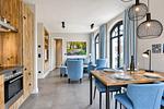 Wohnzimmer - Ferienwohnung Sandbank 6 in der Villa Martha Binz - Top-Hundeurlaub