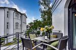 Terrasse - Ferienwohnung Sandbank 6 in der Villa Martha Binz - Top-Hundeurlaub