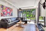 Wohnzimmer - Ferienwohnung Baltic Lounge in der Villa Amalie Binz - Top-Hundeurlaub