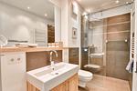 Badezimmer - Ferienwohnung Baltic Lounge in der Villa Amalie Binz - Top-Hundeurlaub