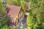 Vogelperspektive - Haus Dünenwald - Top-Hundeurlaub