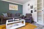 Wohnzimmer - Haus Laffina, Whg. Leona - Top-Hundeurlaub