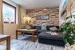 Wohnzimmer - Haus Laffina, Whg. Leeven - Top-Hundeurlaub