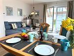 Wohnzimmer - Ferienhaus Albatros Woggon - Top-Hundeurlaub