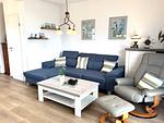 Wohnzimmer - Ferienhaus Albatros Woggon - Top-Hundeurlaub