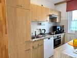 Küche / Küchenzeile - Ferienhaus Albatros Woggon - Top-Hundeurlaub
