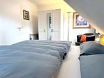 Schlafzimmer - Ferienhaus Albatros Woggon - Top-Hundeurlaub