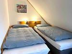 Schlafzimmer - Ferienhaus Albatros Woggon - Top-Hundeurlaub