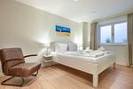 Schlafzimmer - Ferienhaus Ocean House 4 Sylt - Top-Hundeurlaub