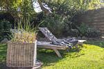 Gartenblick - Ferienhaus Ocean House 4 Sylt - Top-Hundeurlaub