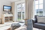 Wohnzimmer - Ferienhaus Dat Wiesenhuus Sylt - Top-Hundeurlaub
