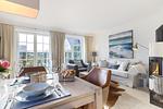 Wohnzimmer - Ferienhaus Dat Wiesenhuus Sylt - Top-Hundeurlaub