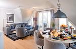 Wohnzimmer - Ferienwohnung Witthüs / Austernfischer Sylt - Top-Hundeurlaub
