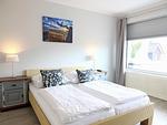 Schlafzimmer - Kjeirstr. 34, Whg. 08, Haus Atlanta - Top-Hundeurlaub