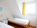 Schlafzimmer - Dünenstr. 31a, OG rechts - Top-Hundeurlaub