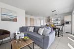 Wohnzimmer - Ferienhaus Beachvilla Olpenitz - Top-Hundeurlaub