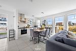 Wohnzimmer - Ferienhaus Beachvilla Olpenitz - Top-Hundeurlaub