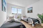 Schlafzimmer - Ferienhaus Beachvilla Olpenitz - Top-Hundeurlaub