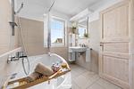 Badezimmer - Ferienhaus Beachvilla Olpenitz - Top-Hundeurlaub