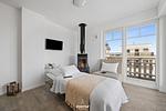 Wohnzimmer - Ferienhaus Beachvilla Olpenitz - Top-Hundeurlaub