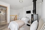 Wohnzimmer - Ferienhaus Beachvilla Olpenitz - Top-Hundeurlaub