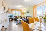 Wohnzimmer - Ferienhaus Rose - Top-Hundeurlaub
