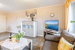 Wohnzimmer - Ferienhaus Rose - Top-Hundeurlaub