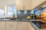 Küche / Küchenzeile - Ferienhaus Rose - Top-Hundeurlaub