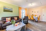 Wohnzimmer - Ferienhaus Rose - Top-Hundeurlaub