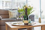 Wohnzimmer - Relax Bungalow Muschelstrand - Top-Hundeurlaub