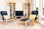 Wohnzimmer - Hafenblick 4 - Top-Hundeurlaub