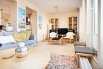 Wohnzimmer - Hafenblick 4 - Top-Hundeurlaub