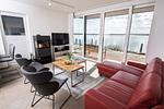 Wohnzimmer - Ferienwohnung Dock 76 Main - EG - Top-Hundeurlaub