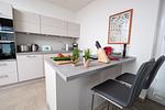 Küche / Küchenzeile - Ferienwohnung Dock 76 Main - EG - Top-Hundeurlaub
