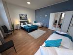 Ferienwohnung Hafenkante Schlafzimmer - Hafenkante - Ferienwohnung mit gratis WLAN mit Parkplatz - Top-Hundeurlaub