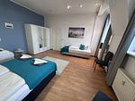 Ferienwohnung Hafenkante Schlafzimmer - Hafenkante - Ferienwohnung mit gratis WLAN mit Parkplatz - Top-Hundeurlaub