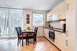 Küche / Küchenzeile - Ferienwohnung Strandblick 1 - Top-Hundeurlaub