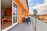 Balkon - Ferienwohnung Strandblick 2 - Top-Hundeurlaub